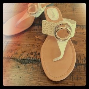 St. John's Bay White Sandal 9